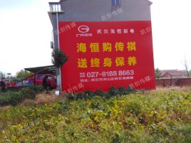 营山县墙体广告影响褪色的因素