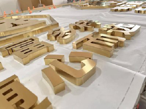 营山县拉丝不锈钢字的特点。